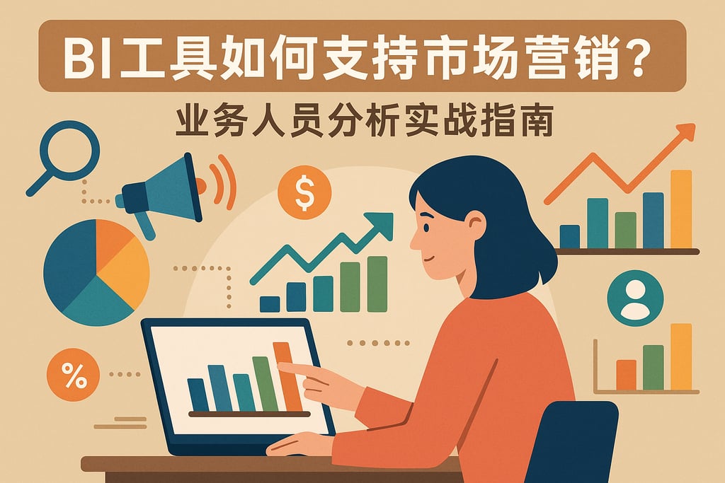 BI工具如何支持市场营销？业务人员分析实战指南"